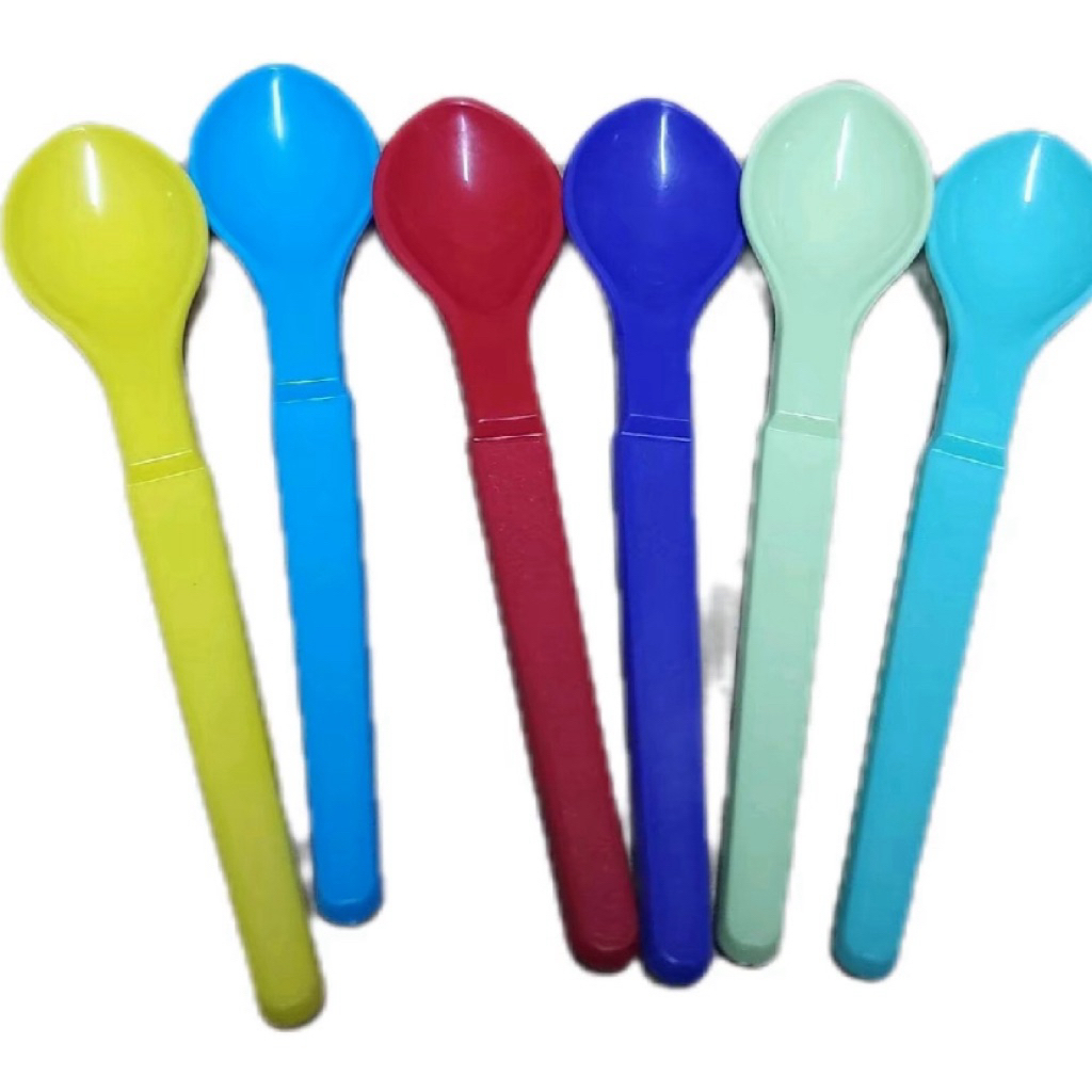 ช้อนพักเหนื่อย ทัพเพอร์แวร์ 6อัน6สี ปลอดภัยสำหรับเด็ก