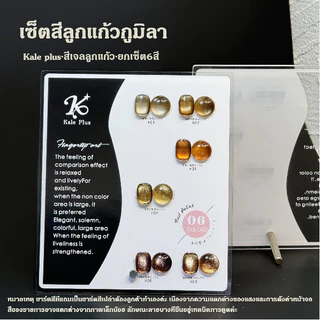 kale plus พร้อมส่ง สีลูกแก้วยกเซ็ต6 9สี พร้อมกับชาร์จสี สีแฟลช สีแคทอาย ต้องการใช้เครื่องอบ อัปเดตรุ่นใหม่มาเรื่อยๆ