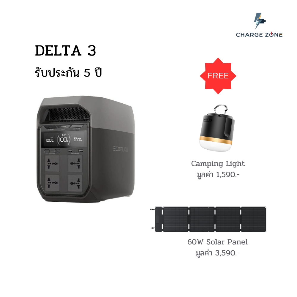 EcoFlow DELTA 3 Portable Power Station