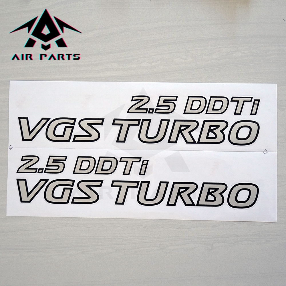 สติ๊กเกอร์ 2.5 DDTi VGS TURBO - NISSAN NAVARA NP300 (ติดข้างประตู)