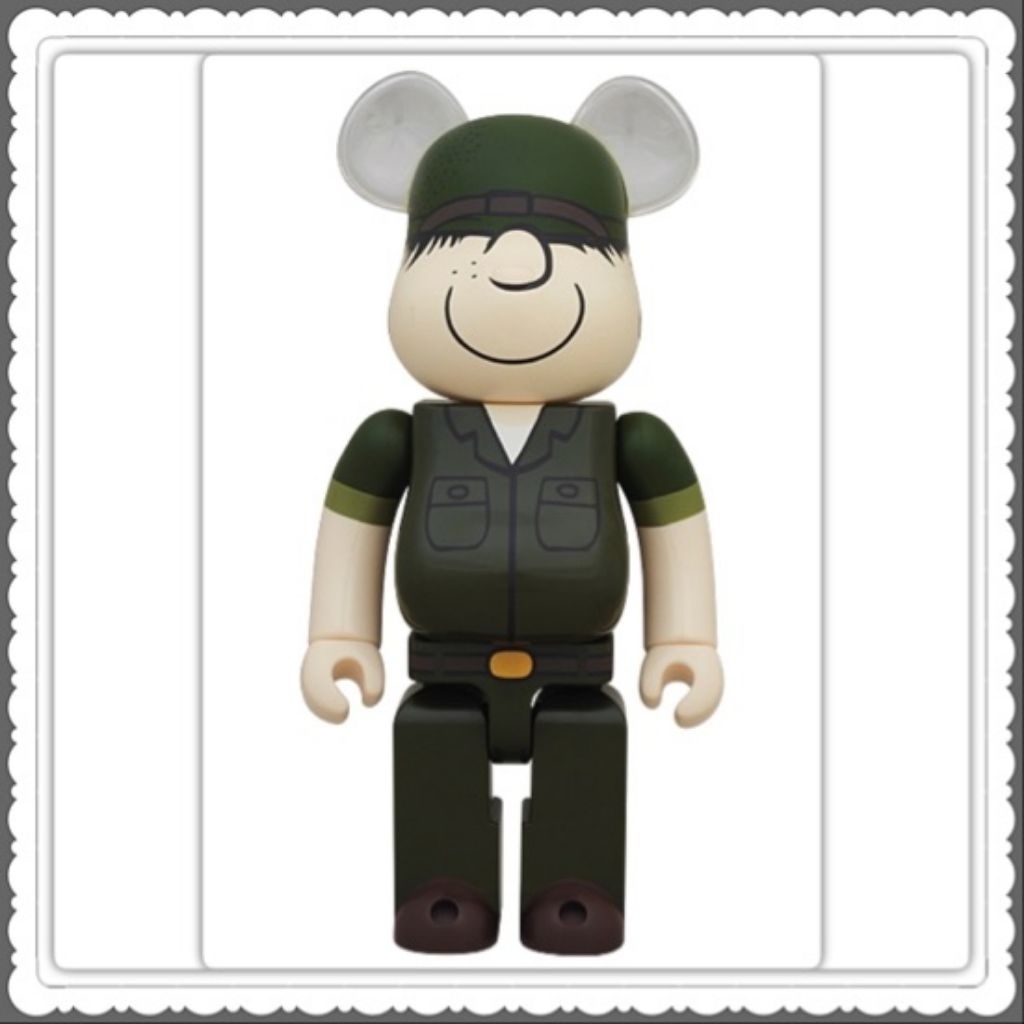 (ของแท้) BE@RBRICK DRX ARMY beetle bailey 400% (bearbrick 2011)