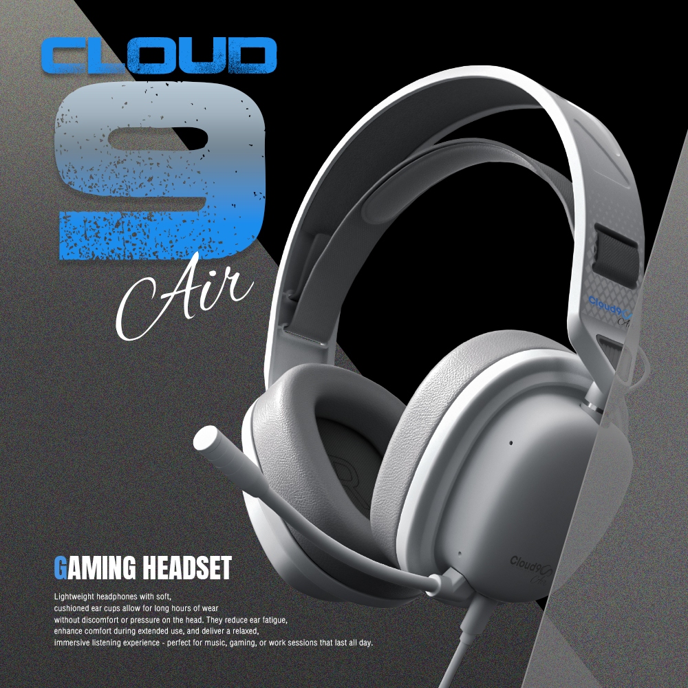 [ส่งฟรึ] Neolution E-Sport Cloud9 Air Gaming Headset หูฟัง 3 ระบบ Tri-Mode หูฟังบลูทูธ มี 2 สี ประกัน 2 ปี