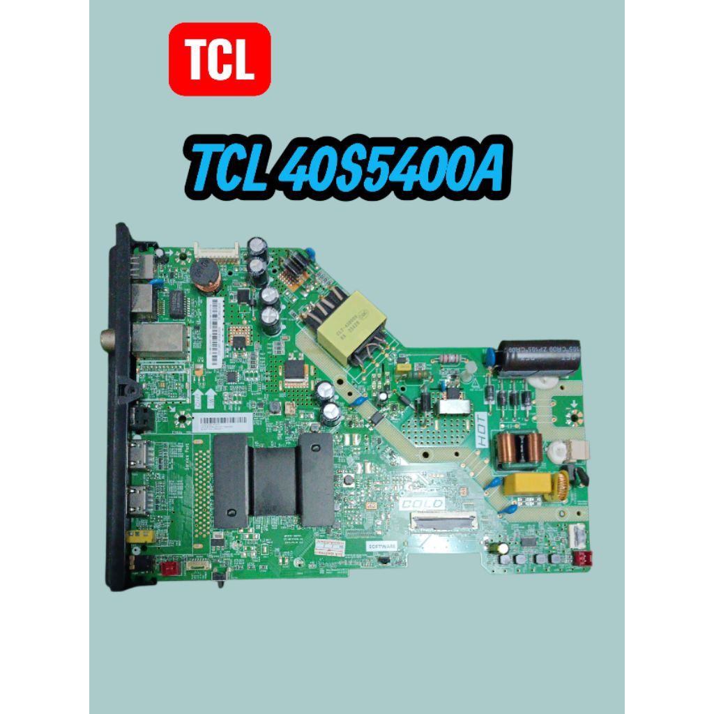 บอร์ดทีวีTCL40S5400Aแท้ถอดสภาพสวย
