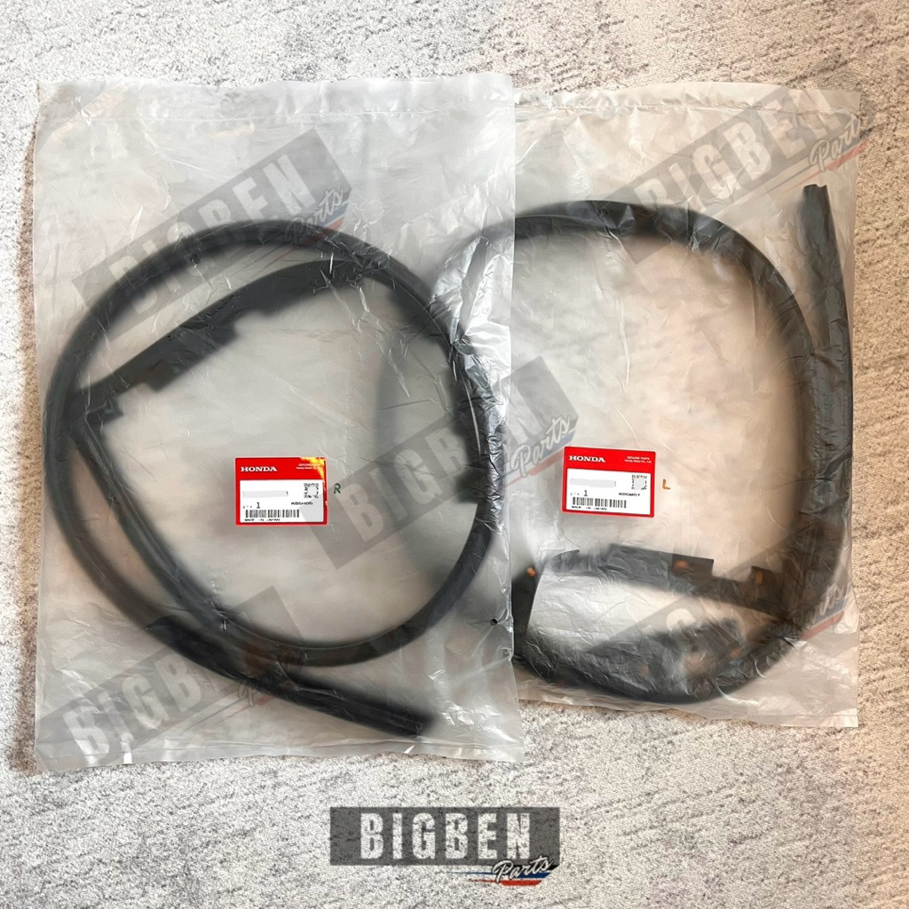 ยางขอบประตูตัวL(ซ้าย,ขวา) แท้เบิกใหม่ HONDA CIVIC EG 3DOOR (1992-1995) Made in Japan