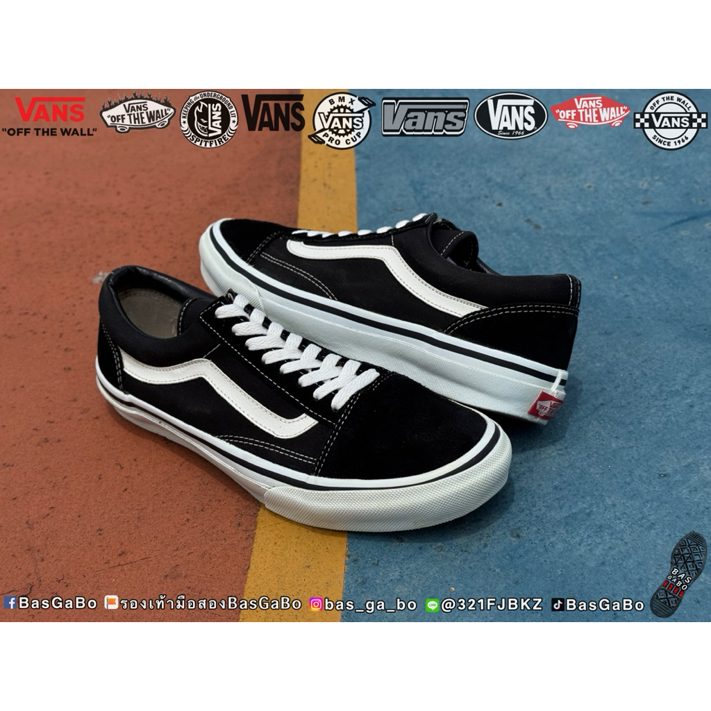 VANS OLD SKOOL BLACK VINTAGE JAPAN EDITION รองเท้ามือสอง Vansมือสอง รองเท้าVans VansJapan รองเท้าVan