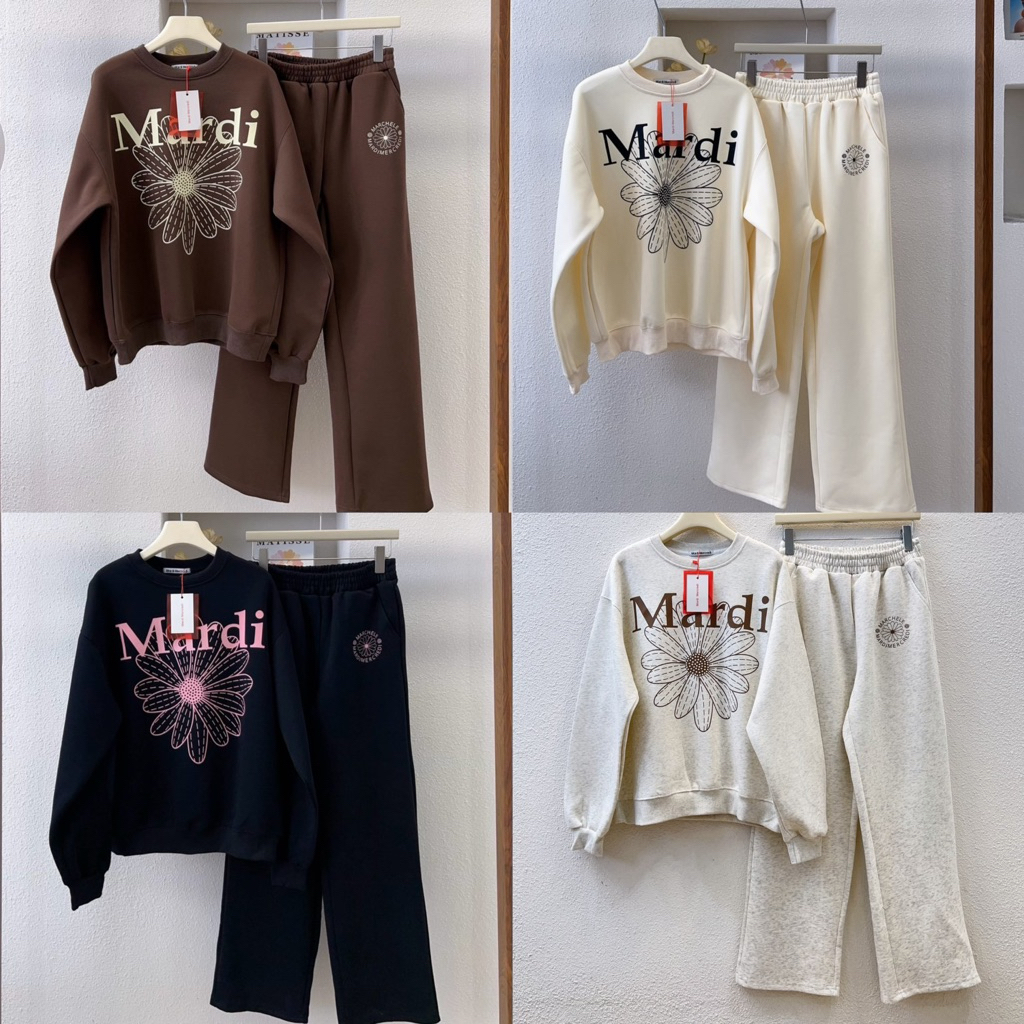 AIRPORT OUTFIT SWEATER MARDI SET ✈️