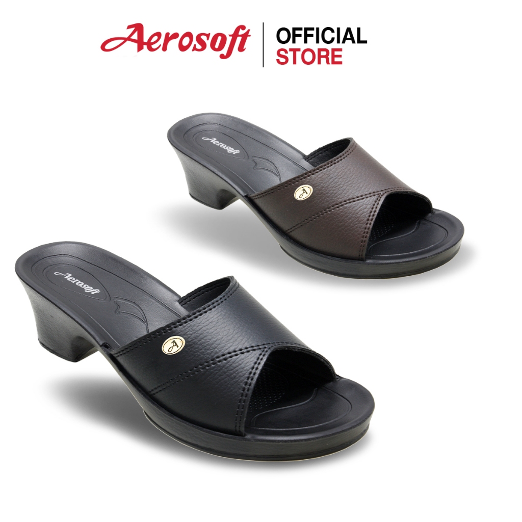 Aerosoft รองเท้าแตะส้นสูงผู้หญิงแอโร่ซอฟรุ่น LA3131