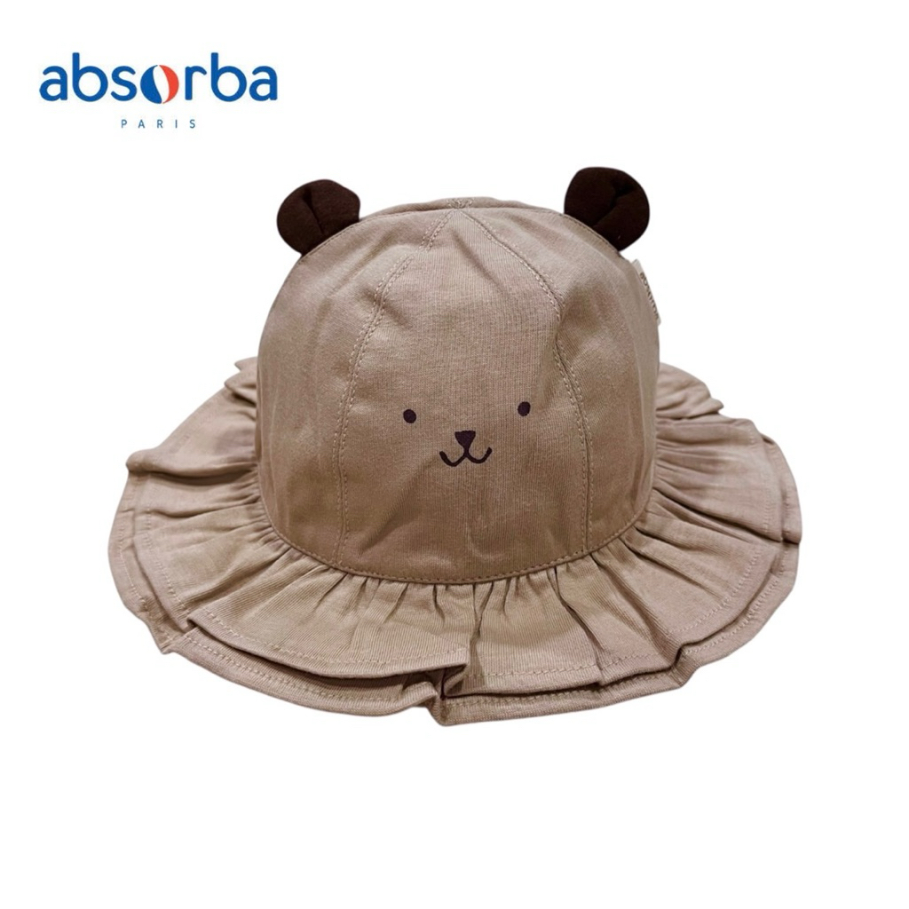 Absorba New Collection แอ๊บซอร์บา หมวกเด็ก มีสายรัดใต้คาง สำหรับเด็กอายุ Size 3เดือน,6เดือน,1ปี
