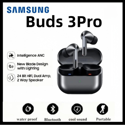 Samsung Galaxy Buds 3 Pro | ANC, 24bit Hi-Fi Sound, 29H Playtime | For Music Lovers & Gamers🎧