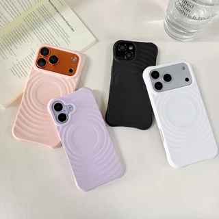 Ripple เคสกันกระแทก ชาร์จได้ ดีไซส์สวยหรู for iPhone 11 13promax 14promax 15promax 16promax 17promax 17air 16plus