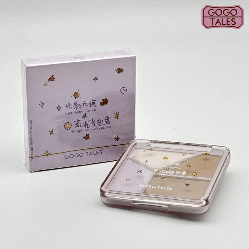 Highlight contouring palette #G02 / ไฮไลท์ และคอนทัวร์ พาเลท