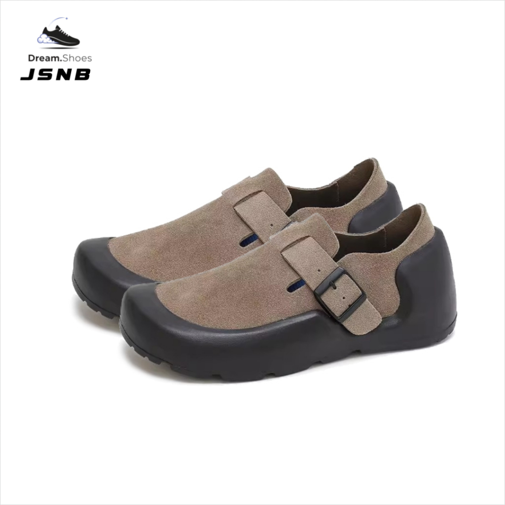 รองเท้าหนังกลับ Unisex ไซส์ใหญ่ 36-45 รองเท้าส้นแบน ใส่ทำงาน ใส่ได้ทั้งผู้ชายและผู้หญิง รองเท้าลำลอง