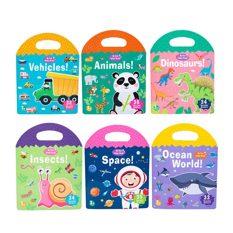 Jigsaw Puzzles Book  หนังสือสติกเกอร์เด็ก เสริมพัฒนาการสำหรับเด็ก