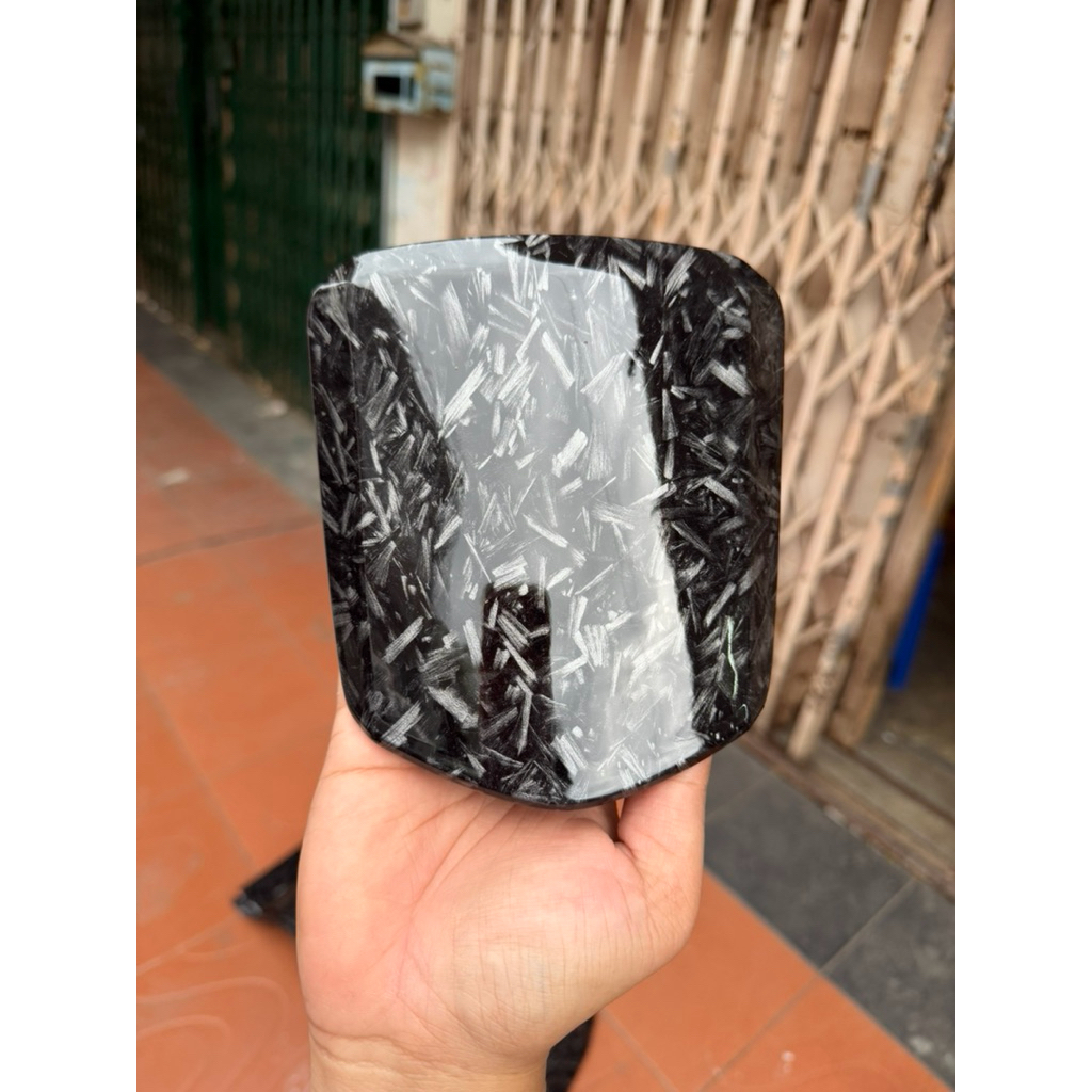 ฝาปิดถังน้ำมัน(พร้อมส่ง)ศูนย์Giorno 125 ทำเคฟล่าลายฟอร์ดเปลือกแท้ศูนย์ Honda 100% เงาสุดๆแล็คเกอร์ 2kเคฟล่า5D