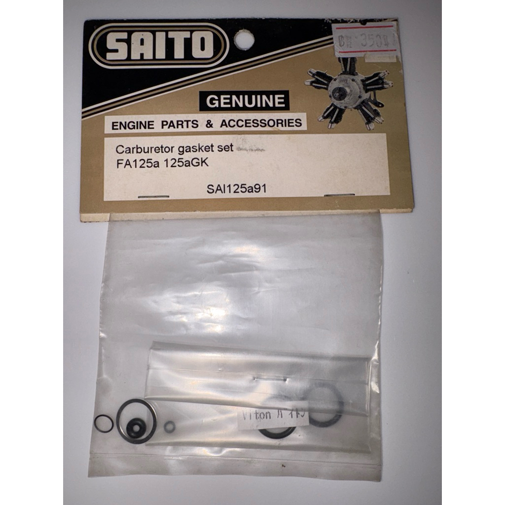 Saito Engine Parts & Accessories # SAI125a91 Carburetor gasket set  for FA125a 125aGK