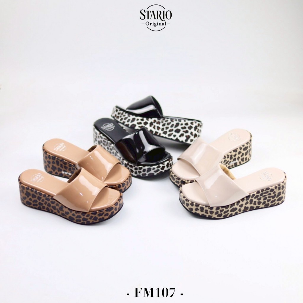 Stario Shoes ~FM107 สูง2.5นิ้ว เท้าอวบ+1❗️รองเท้าสุขภาพผู้หญิง วัสดุพรีเมียม นุ่ม เบา ใส่แล้วสบายทั้
