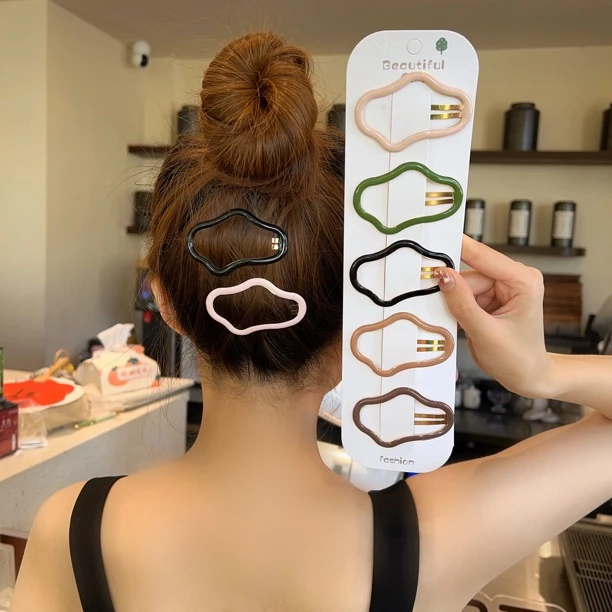 Rubuyou กิ๊บรูปเมฆ BB หน้าม้า คลิปด้านข้าง เรียบง่าย thumbnail 3