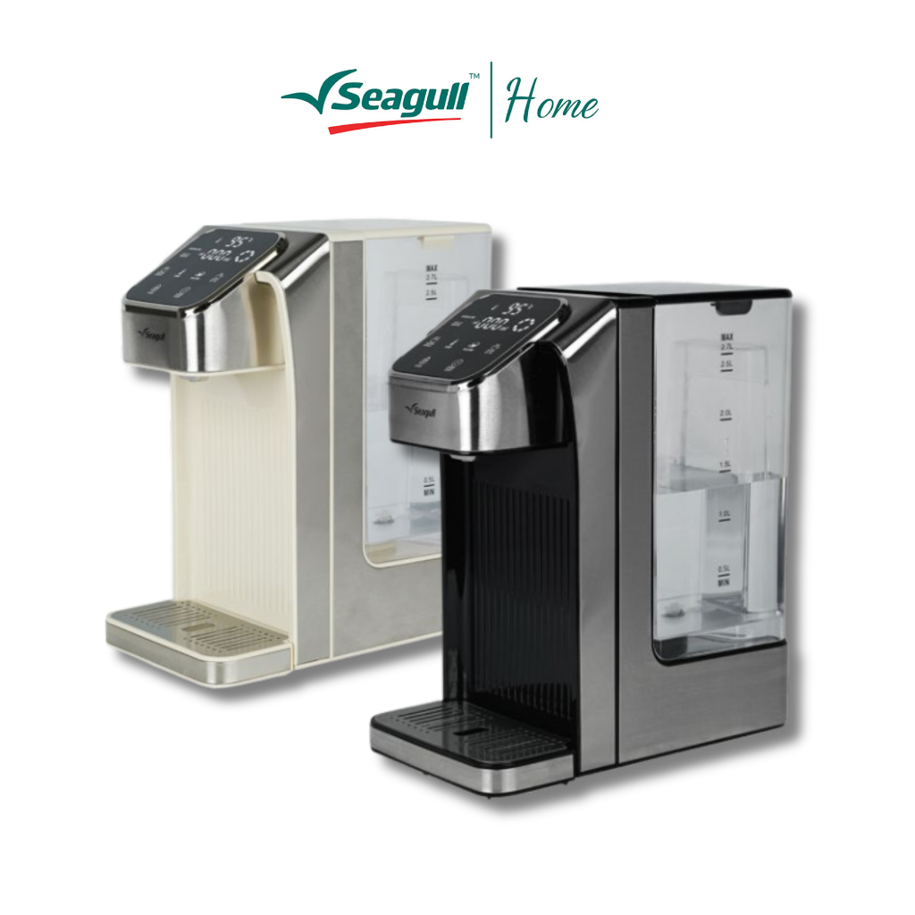 Seagull เครื่องกดน้ำร้อนอัตโนมัติ ดิจิตอล 2.7 ลิตร ระบบสัมผัส ปรับอุณหภูมิได้ 6 ระดับ น้ำร้อนทันใจใน 4 วิ