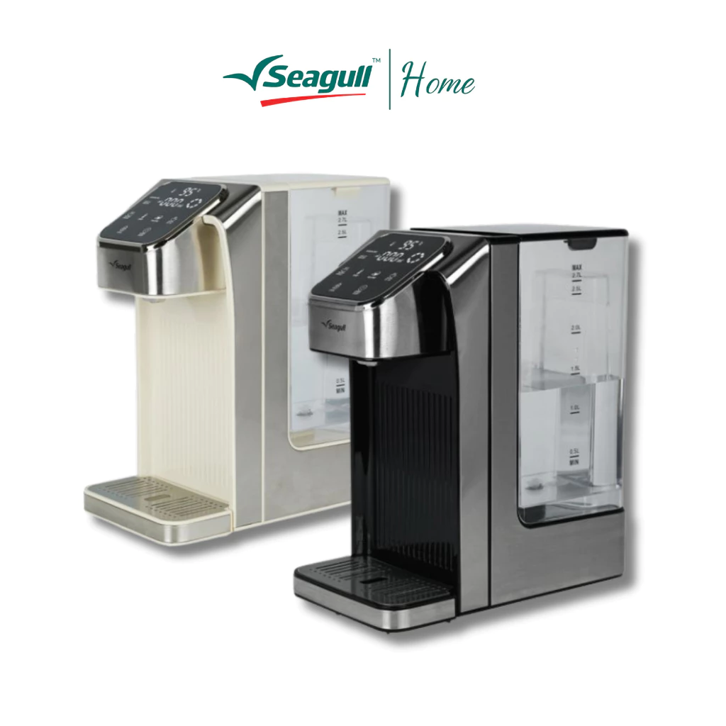 Seagull เครื่องกดน้ำร้อนอัตโนมัติ ดิจิตอล 2.7 ลิตร ระบบสัมผัส ปรับอุณหภูมิได้ 6 ระดับ น้ำร้อนทันใจใน 4 วิ