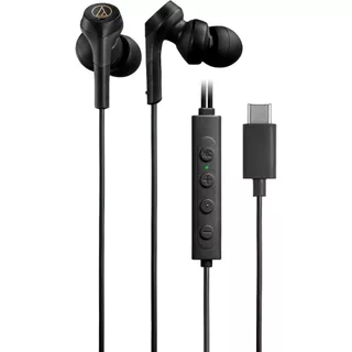หูฟัง Type C ตัดเสียงรบกวน Audio Technica ATH CKS330NC ฟังเพลง เกม เมโทร แท้ ญี่ปุ่น ATHCKS330NC BK