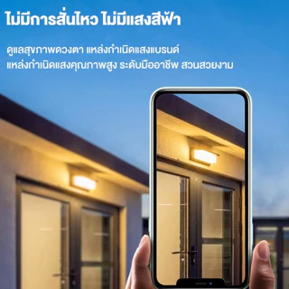 【การรับประกัน 10 ปี】โคมไฟผนัง LED กันน้ำ IP68, โคมไฟผนังกลางแจ้ง, สำหรับส่องสว่างและตกแต่งสวนสนาม