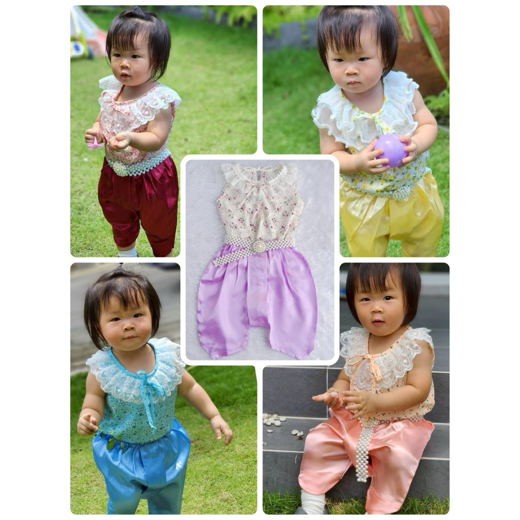 ชุดไทยเด็กหญิงรุ่นมุกมณี