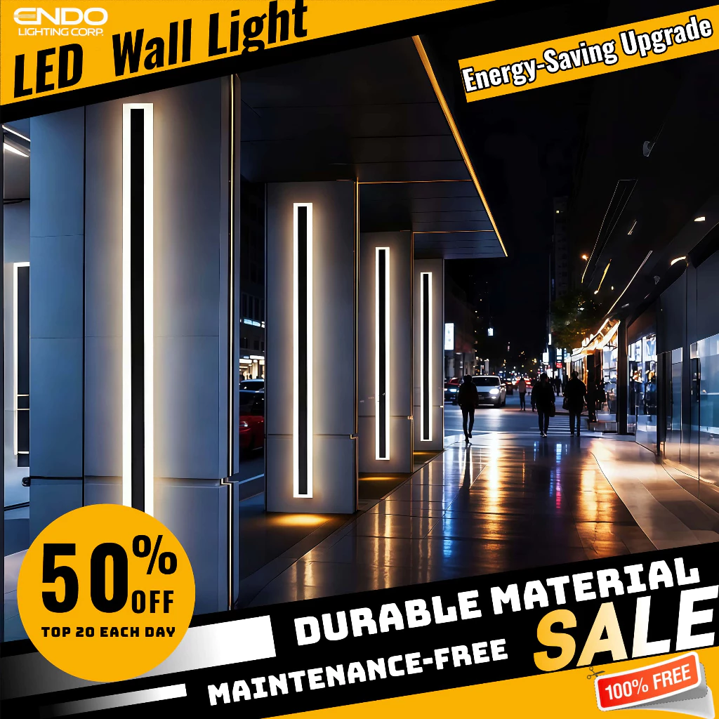 LED โคมไฟภายนอกติดผนัง สวน คอร์ทยาร์ด ประตู โคมไฟติดผนัง AC220V อลูมิเนียม โคมไฟผนังภายนอก Outdoor Wall Light