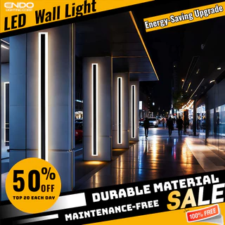 LED โคมไฟภายนอกติดผนัง สวน คอร์ทยาร์ด ประตู โคมไฟติดผนัง AC220V อลูมิเนียม โคมไฟผนังภายนอก Outdoor Wall Light