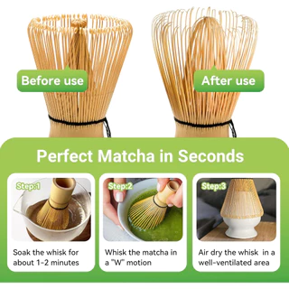 SunYoung Matcha Whisk Chasen☘️ชาเซ็นไม้ไผ่แท้ 100% อุปกรณ์ตีมัทฉะสไตล์ญี่ปุ่น เหมาะสำหรับชาวรักชาเขียว