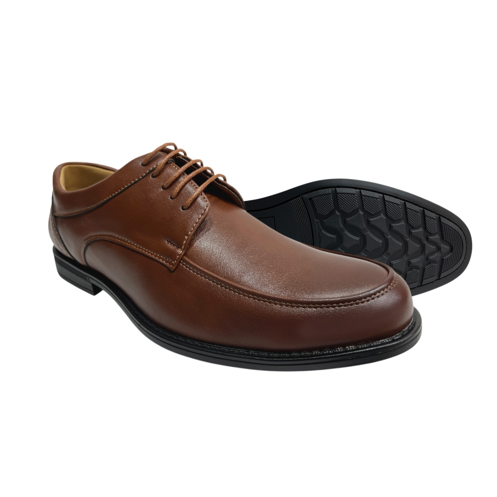 D'ARTE (ดาร์เต้) รองเท้าลูกเสือผู้ชาย รองเท้าหนัง สีน้ำตาลรุ่น D85-25707