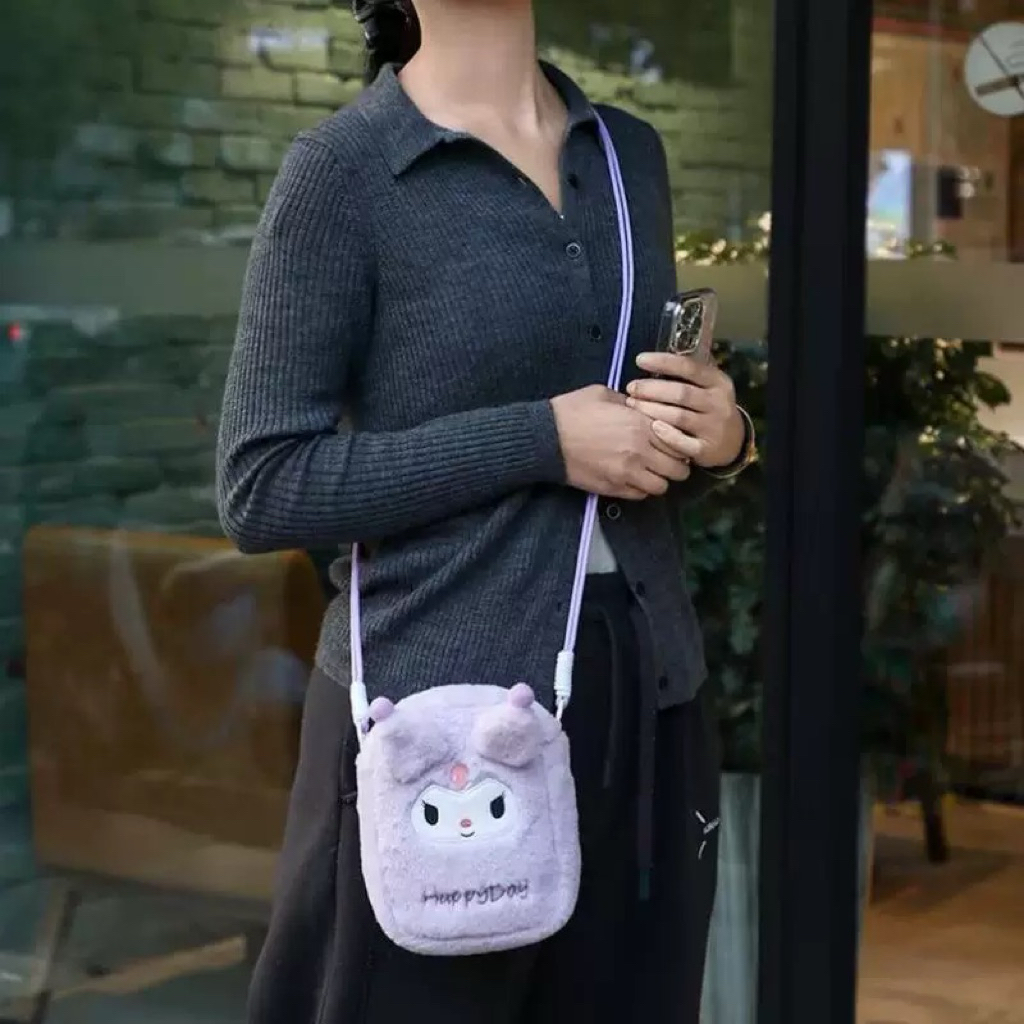 กระเป๋าใส่โทรศัพท์ Sanrio สายปรับได้ - รูปที่ 7