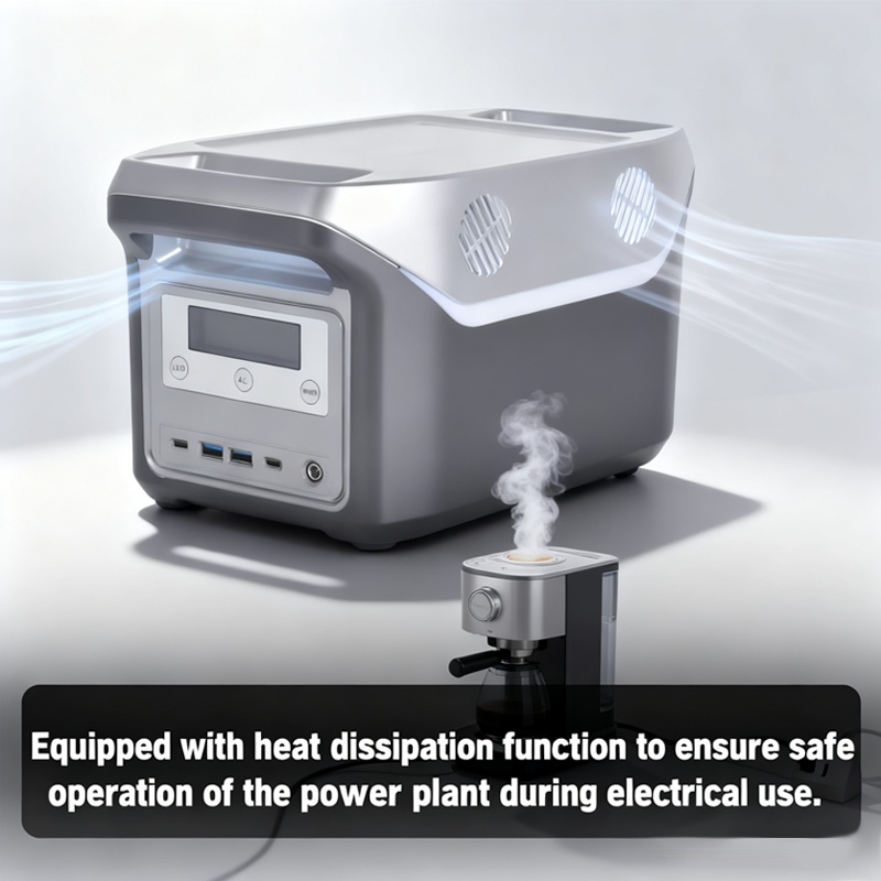 PB SOLAR 500W/1000W/1500W เครื่องกำเนิดไฟฟ้าพลังงานแสงอาทิตย์แบบพกพา สถานีจ่ายไฟขนาดใหญ่ พาวเวอร์แบง