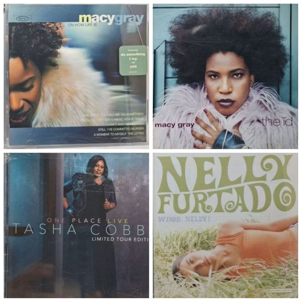 💿(แท้/CD/มือ2)⭐ Macy Gray Album❤️NELLY FURTADO❤️TONY BRAXTON❤️TASHA COBBS❤️WHITENEY HOUSTON