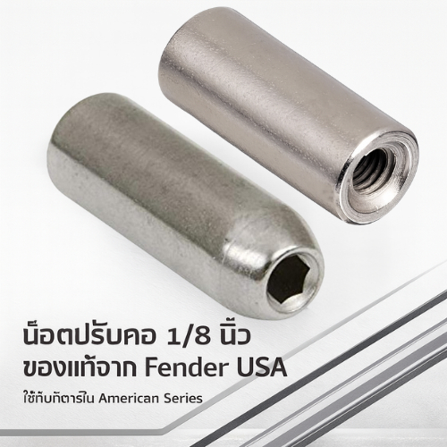 Fender Truss Rod Nut 1/8" (Standard / Bullet Style) | Fender American Series Fender USA 10-32 thread