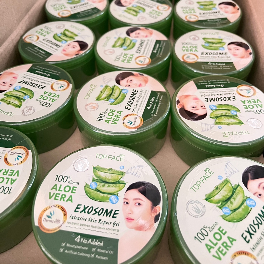 arraTOPFACE  ALOE VERA INTENSIVE SKIN REPAIR GEL ช่วยลดการอักเสบ ต่อต้านริ้วรอย และเสริมเกราะป้องกันผิวให้แข็งแรง รูปที่ 2