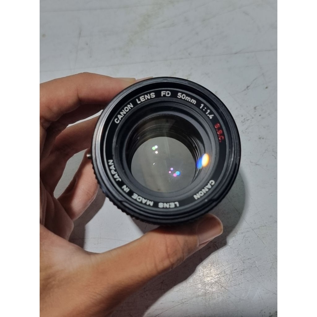 canon fd 50mm f1.4 ssc สภาพสวย