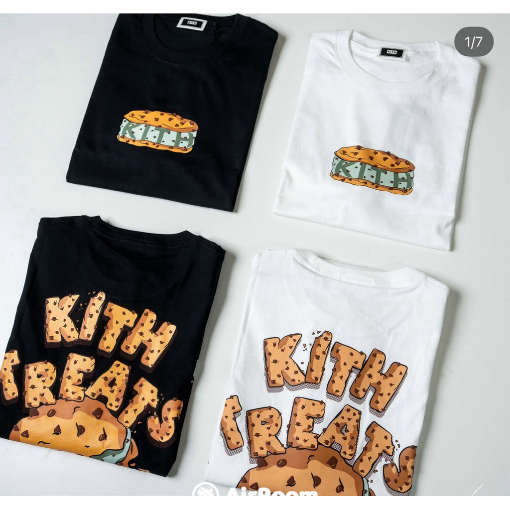Kith T-shirt " เสื้อยืดคอกลมแขนสั้น งานชนช็อปไปเลยค้า ลายใหม่ สวยเท่ สกรีนหน้าหลัง