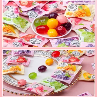 ลูกอมรสผลไม้ 1000g หลากหลายรสชาติ เย็นฟรุกโตรสชาติที่ครอบคลุม Gummy Classic ใหม่ล่าสุด