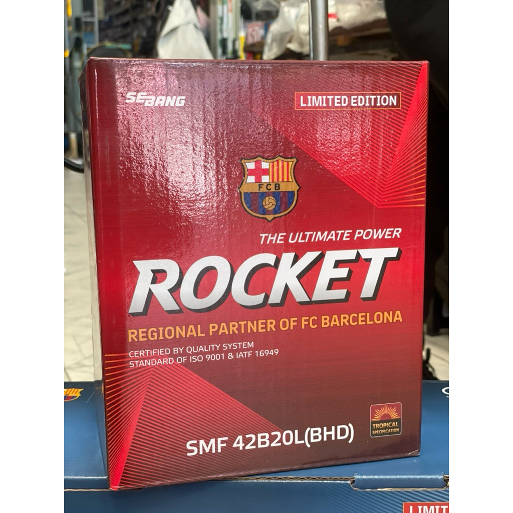 แบตเตอรี่ ROCKET SMF 42B20L(BHD) 12โวทล์ 35 แอมป์