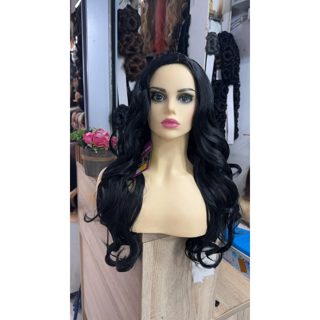 วิกผมแสกกลางลอนยาว เส้นไหนเกาหลี (รหัส0405)ทำจากเส้นไหม มีหนังหัว  สินค้าในไทย - รูปที่ 4