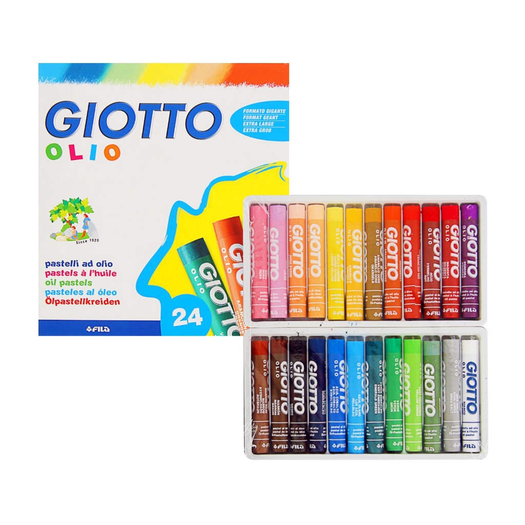 GIOTTO Olio Oil Pastel Jumbo (สีชอล์คน้ำมันแท่งจัมโบ้)