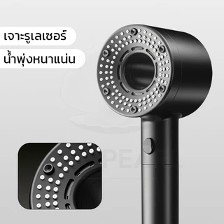 GLOPEARL หัวฝักบัวอาบน้ำ ปรับแรงดันน้ำได้ 5 ระดับ พร้อมไส้กรองและไส้กรองสำรองฟรี