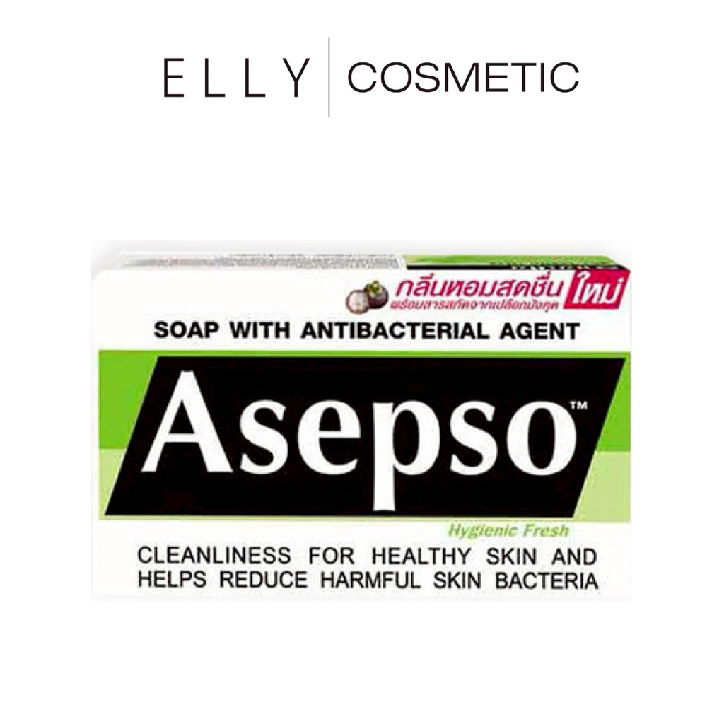 Asepso Hygienic Fresh อาเซปโซ สบู่ สูตรไฮจินิค เฟรช กลิ่นหอม ลดผดผื่น คัน สิว กลิ่นกาย