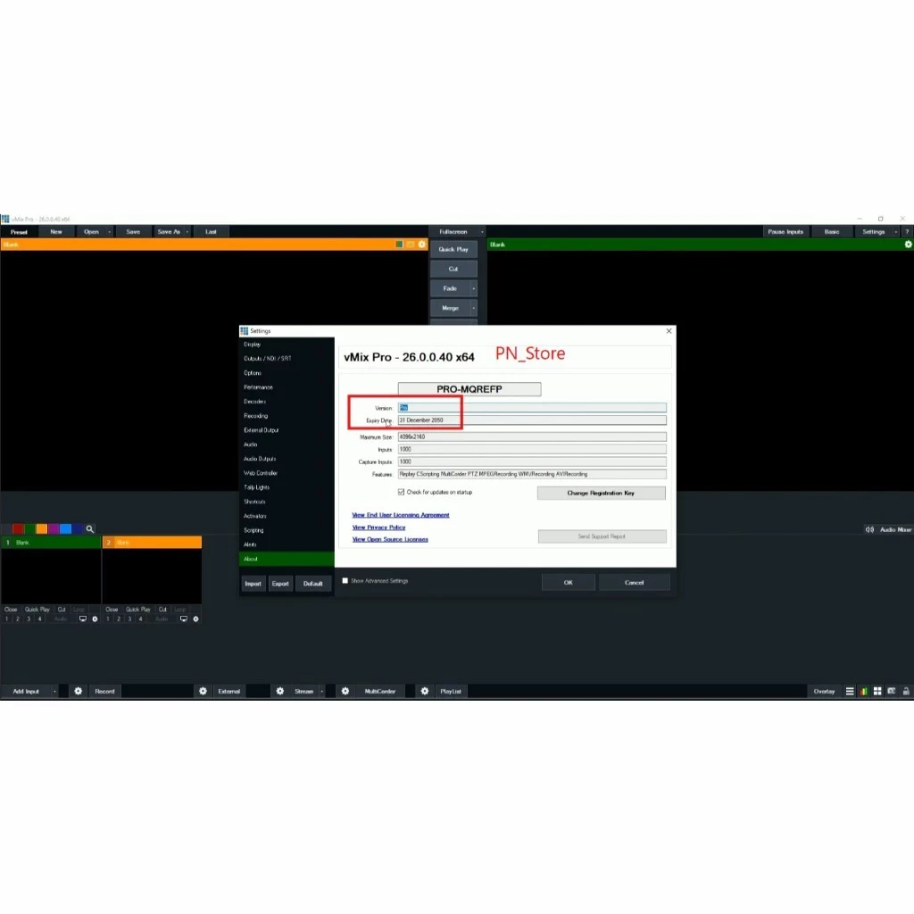 vMix Pro 28 โปรแกรมสตรีมมิ่งสด สำหรับ Windows x64 ✅ รองรับ Windows 11 ✅ thumbnail 4