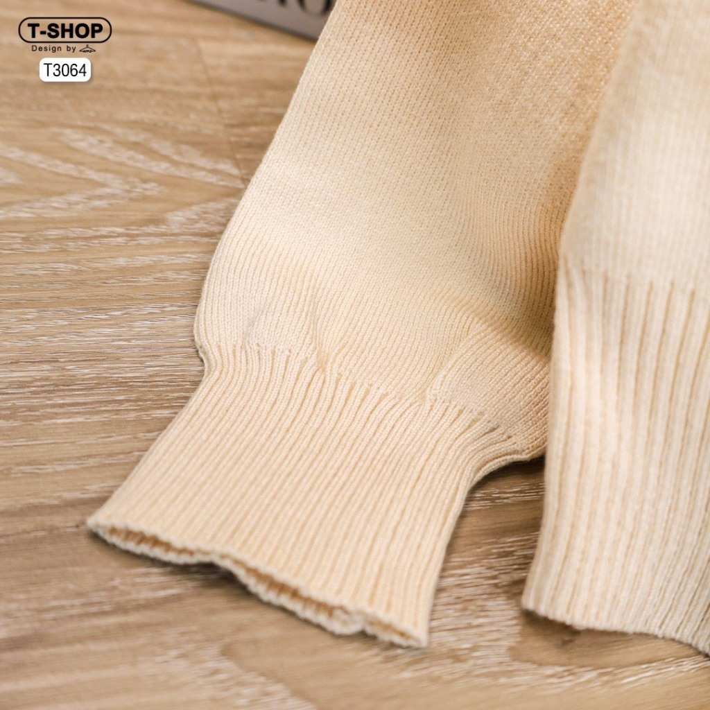 CreamyStore เสื้อไหมพรมแขนยาว สีพื้น เสื้อคลุมคาร์ดิแกน งานไทย - รูปที่ 3