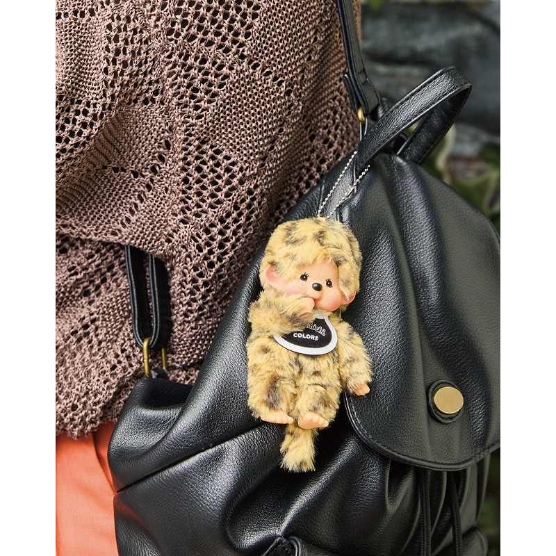ตุ๊กตา Monchhichi Little Red Riding Hood ของแท้จากญี่ปุ่น ผ้ากันเปื้อน Monchhichi BB สีฟ้าและชมพู พวงกุญแจตุ๊กตา - รูปที่ 7