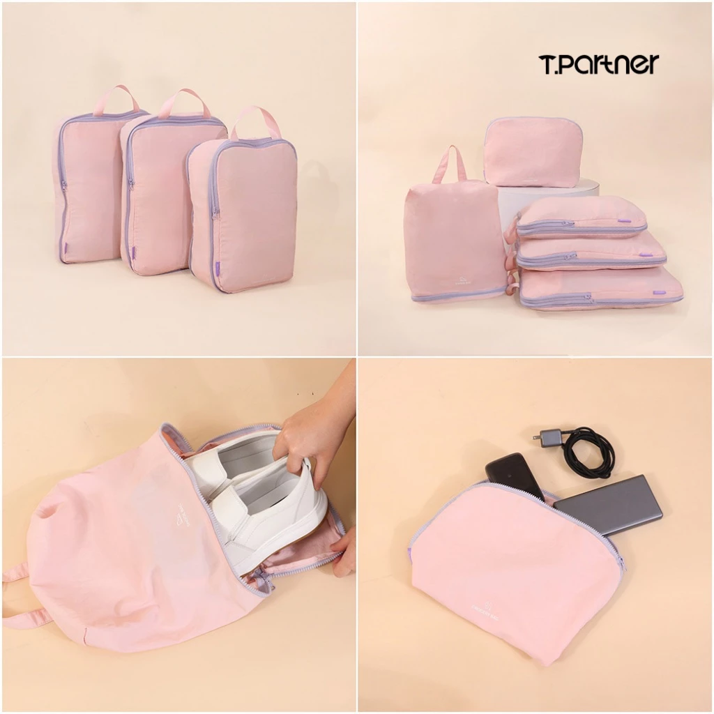 TPARTNER Organize Spacesaver bag – กระเป๋าจัดระเบียบบีบอัดได้เซ็ต 5 ชิ้น กระเป๋าจัดระเบียบเพิ่มพื้นที่ให้จุได้เยอะ ทนทาน thumbnail 10
