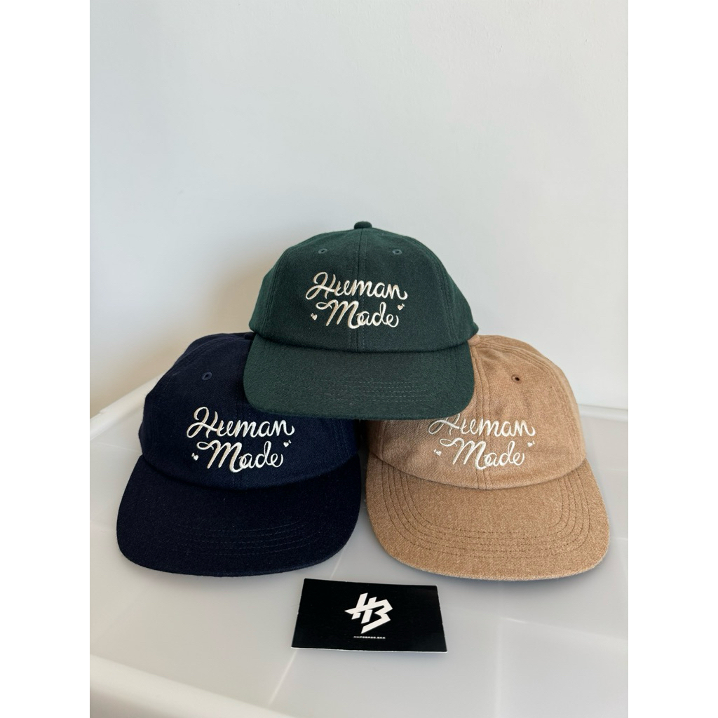 [ของแท้] HUMAN MADE 6PANEL WOOL CAP พร้อมส่ง