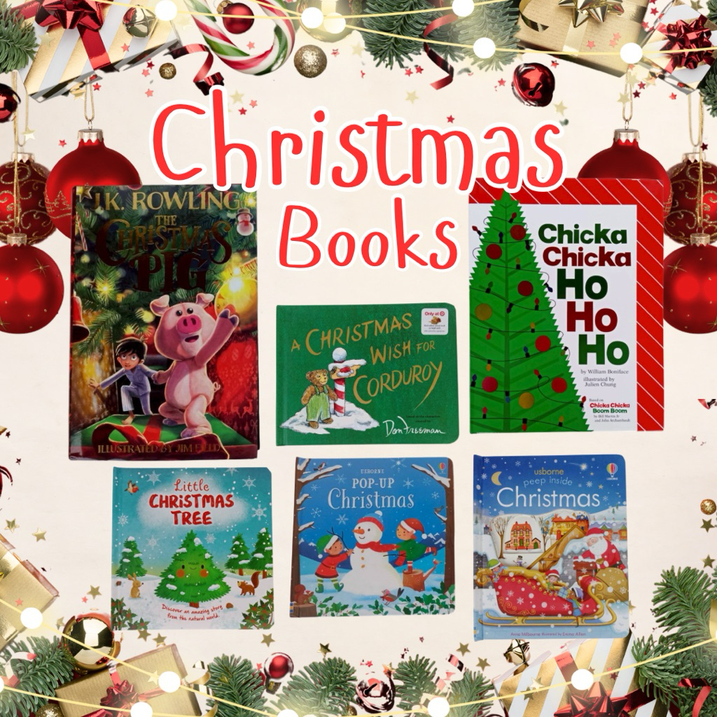 หนังสือ Christmas Book รวม usborne peep inside , pop up , My Christmas Collection เทศกาลคริสมาสต์
