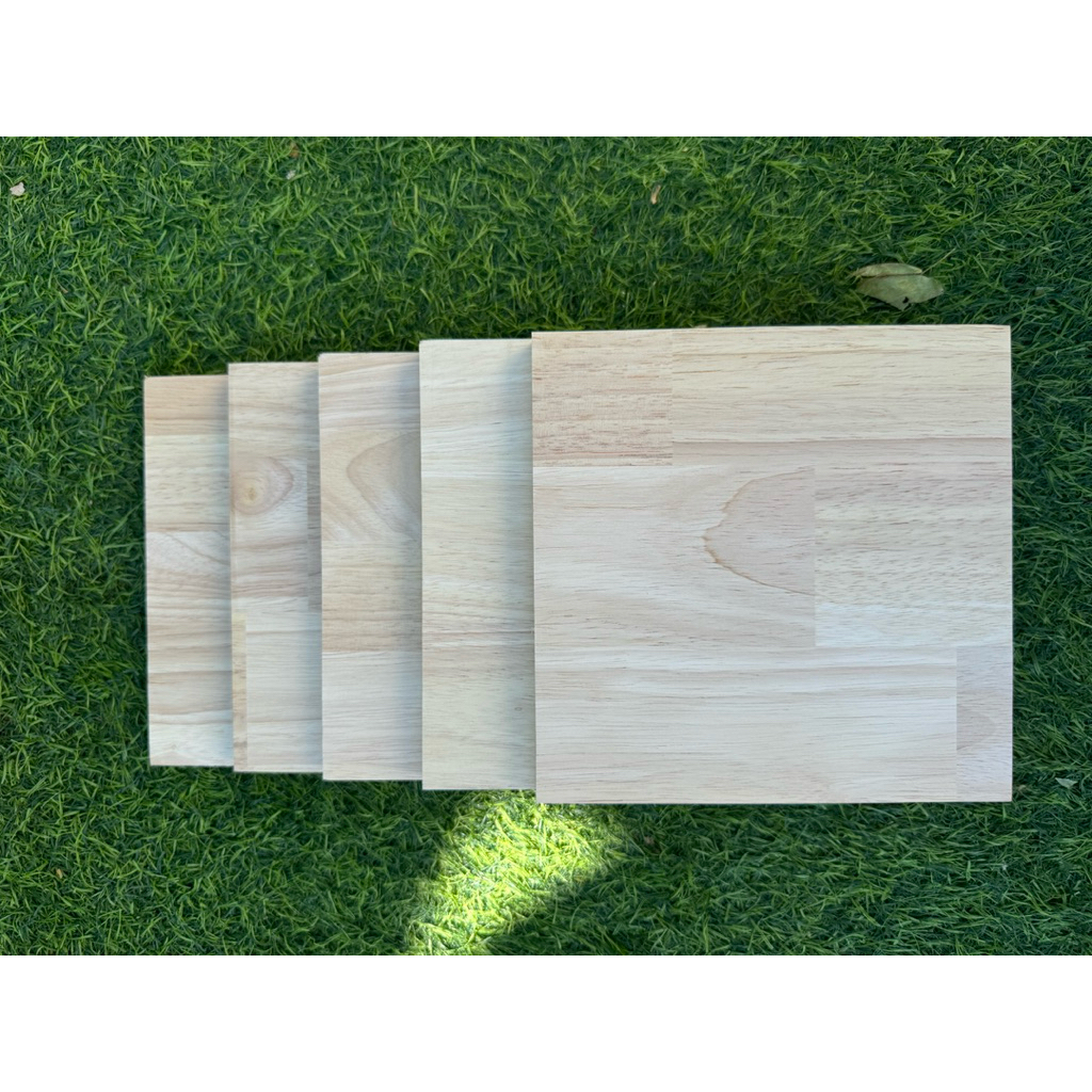 ไม้พาราประสานต่อตรง กว้าง20cmยาว20-40cm หนา16มิล 💥เกรดAAสวยไม่มีตาไม้ทั้ง2ด้าน💥 - รูปที่ 6